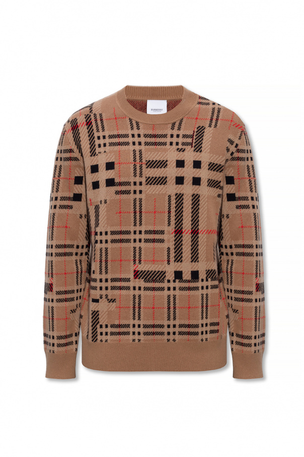 Burberry vintage outlet check sweater